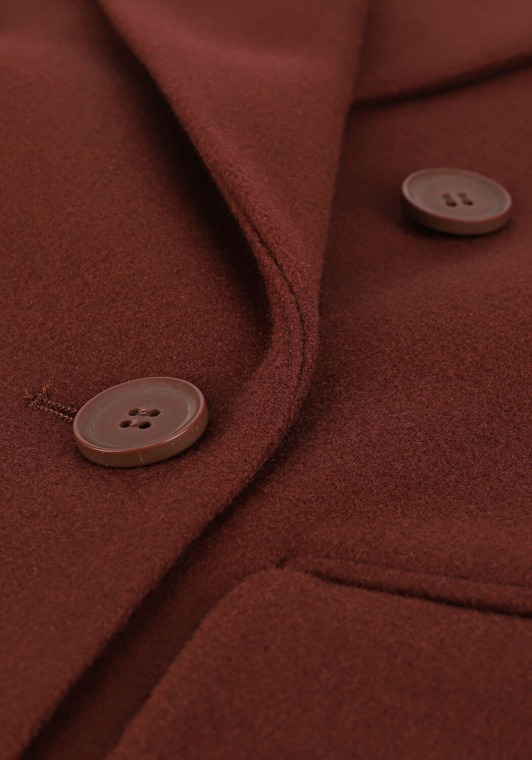 Bruine NA-KD Mantel OVERSIZED SIDE SLIT COAT - large