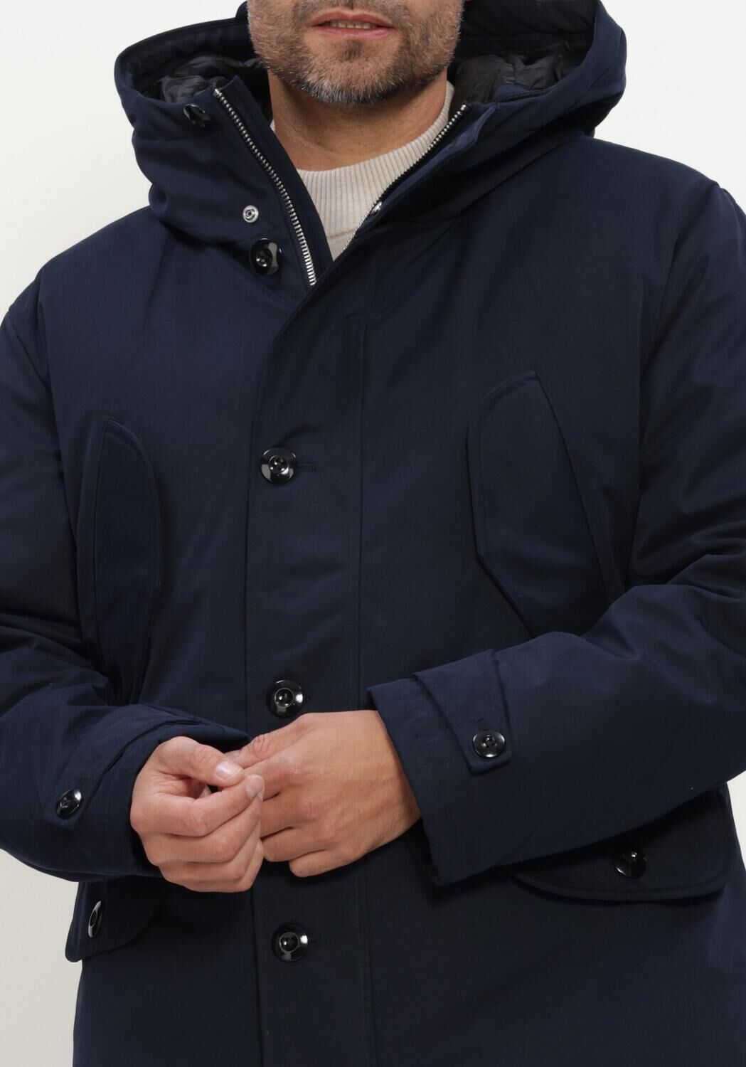Donkerblauwe BUTCHER OF BLUE Winterjassen KNOX JACKET - large