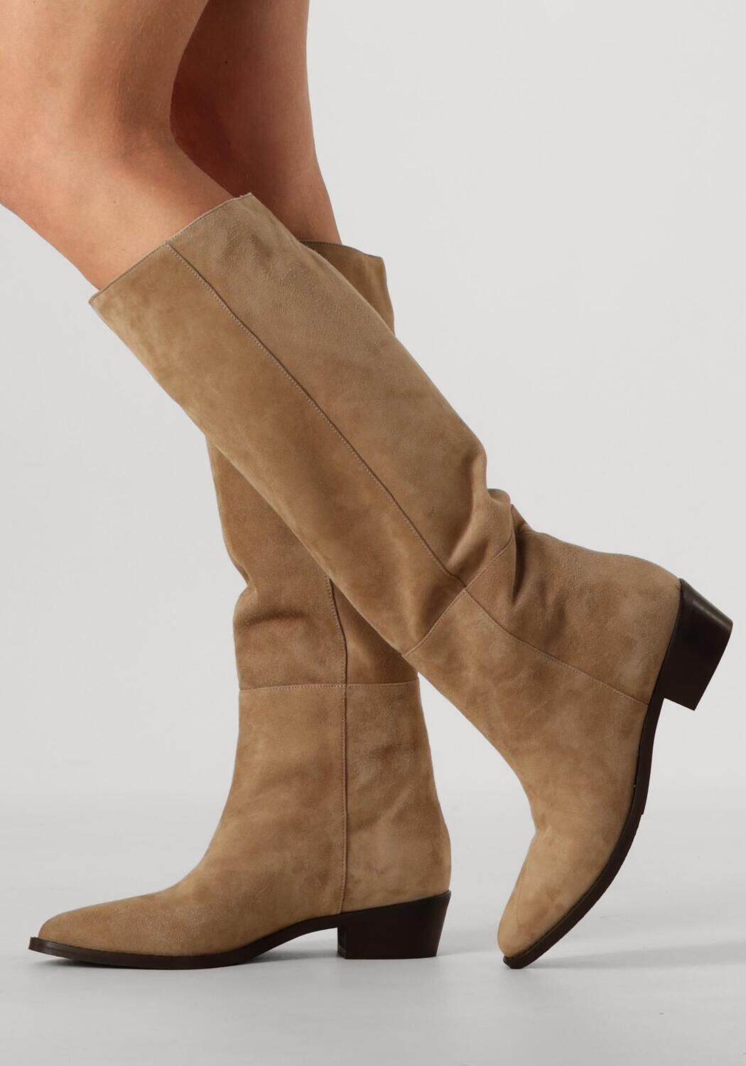 Beige NOTRE V Hoge laarzen 394492 Omoda
