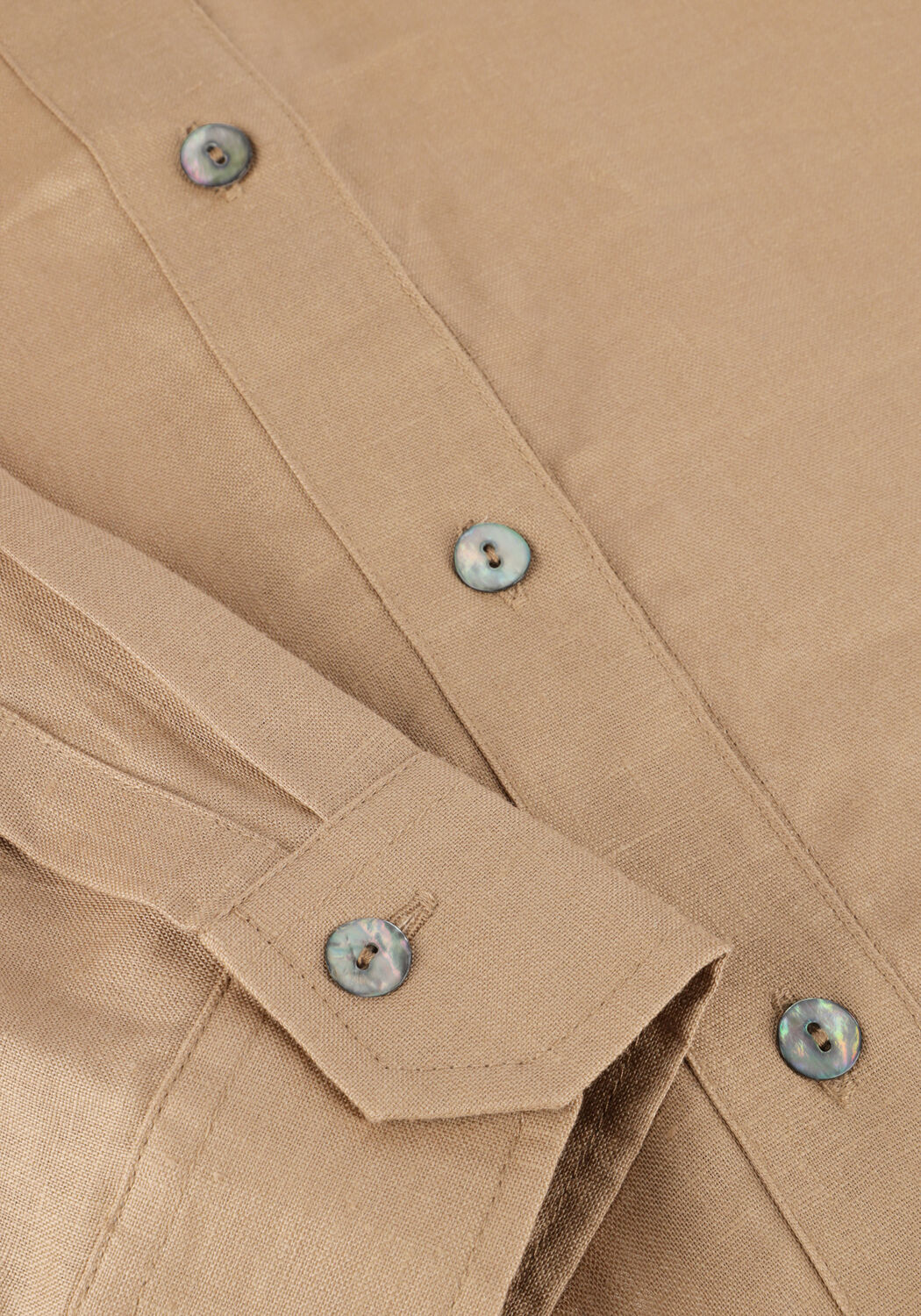 Beige RESORT FINEST Maxi jurk SHIRT DRESS - large