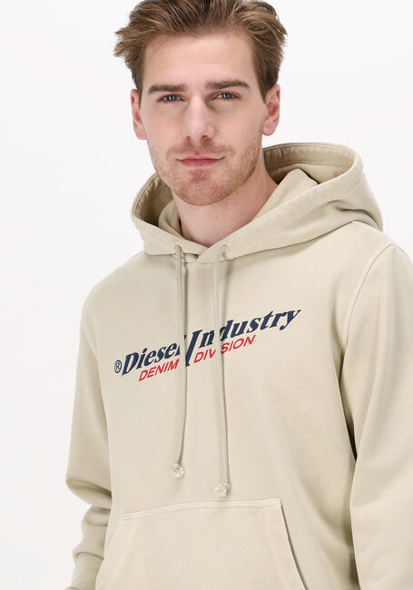 Ecru DIESEL Sweater S-GINN-HOOD-IND - large