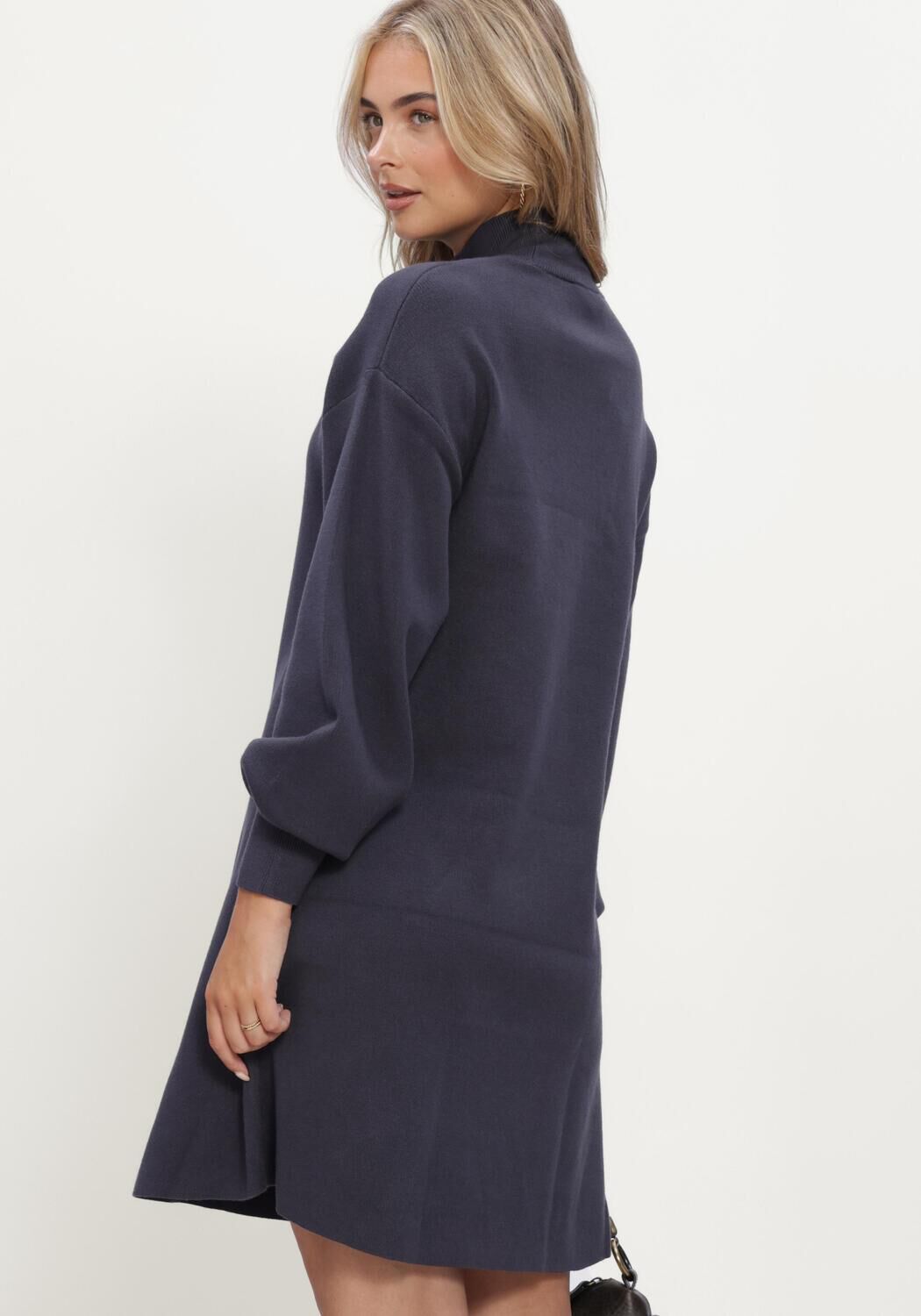 Donkerblauwe MSCH COPENHAGEN Mini jurk MSCHMERCY EAST M DRESS - large