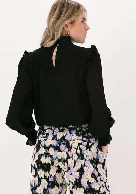 Zwarte NEO NOIR Blouses MELINDA SOLID BLOUSE - large