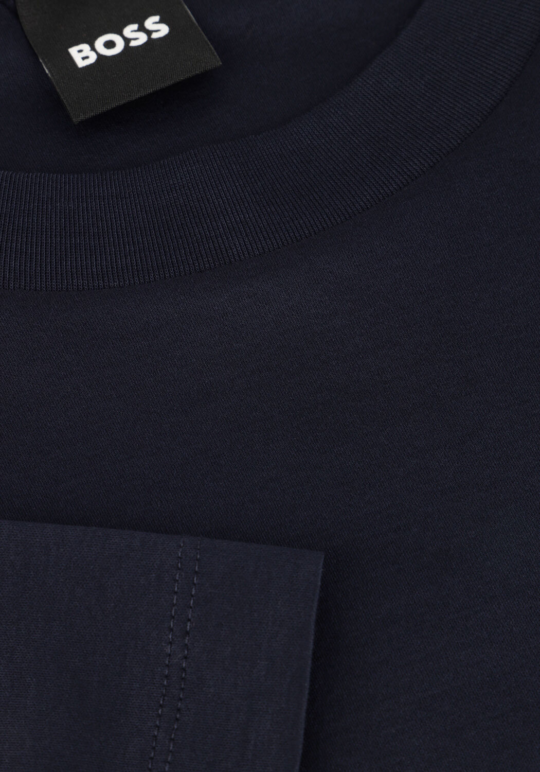 Donkerblauwe BOSS BLACK T-shirt H-TESSLER - large