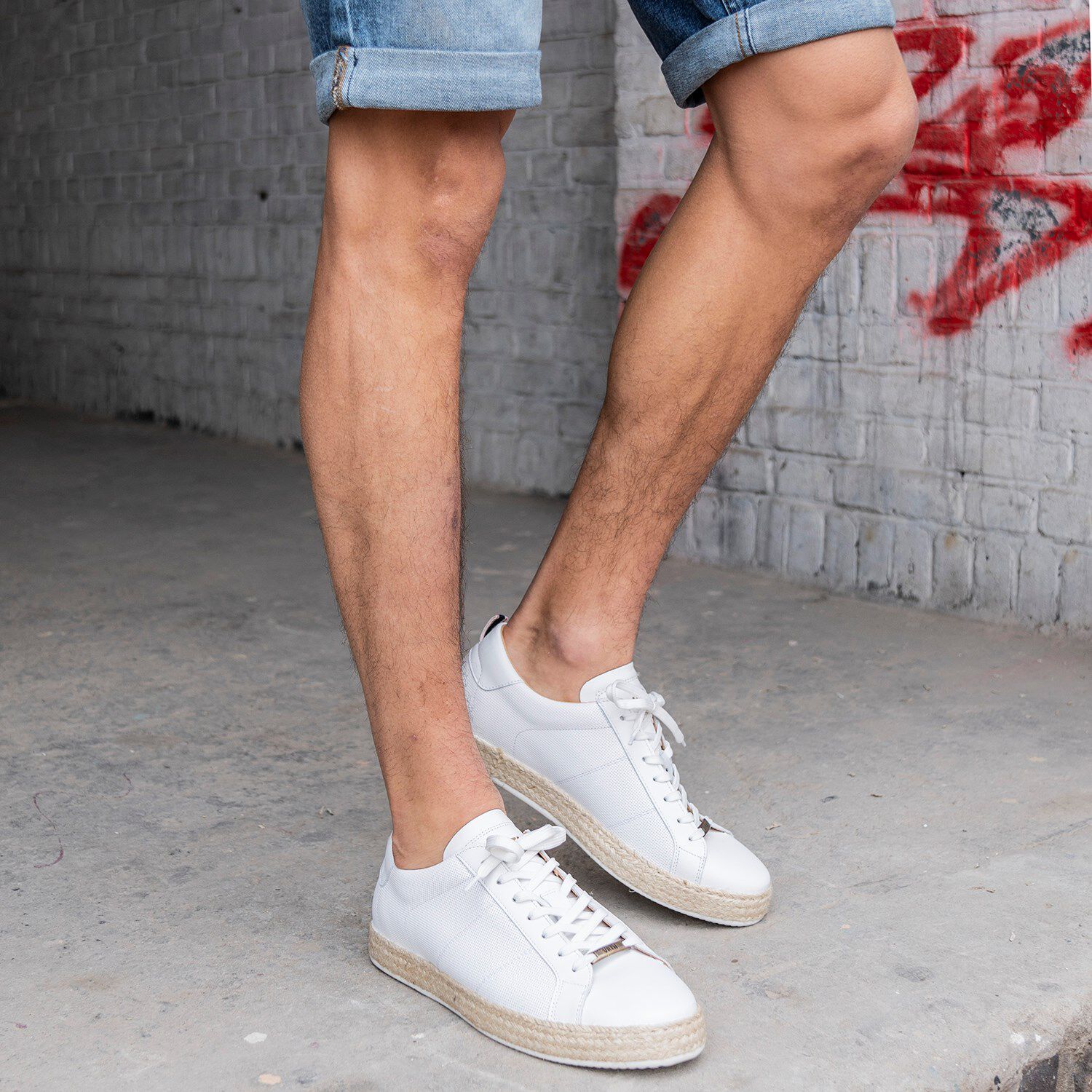 Witte VERTON Lage sneakers 9933 | Omoda