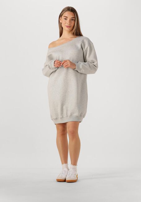 Lichtgrijze ANOTHER LABEL Midi jurk LIVY SWEAT DRESS - large