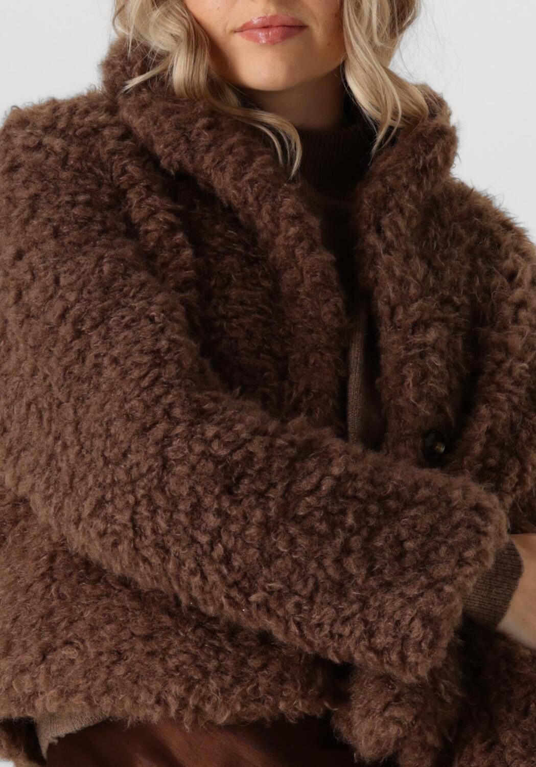 ANOTHER LABEL Dames Jassen Bonnie Blazer Bruin