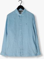 Blauwe TOMMY HILFIGER Casual overhemd PIGMENT DYED LI SOLID RF SHIRT