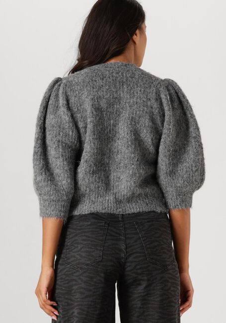Grijze CO'COUTURE Trui CORALIE CC BOW RIB CARDIGAN - large