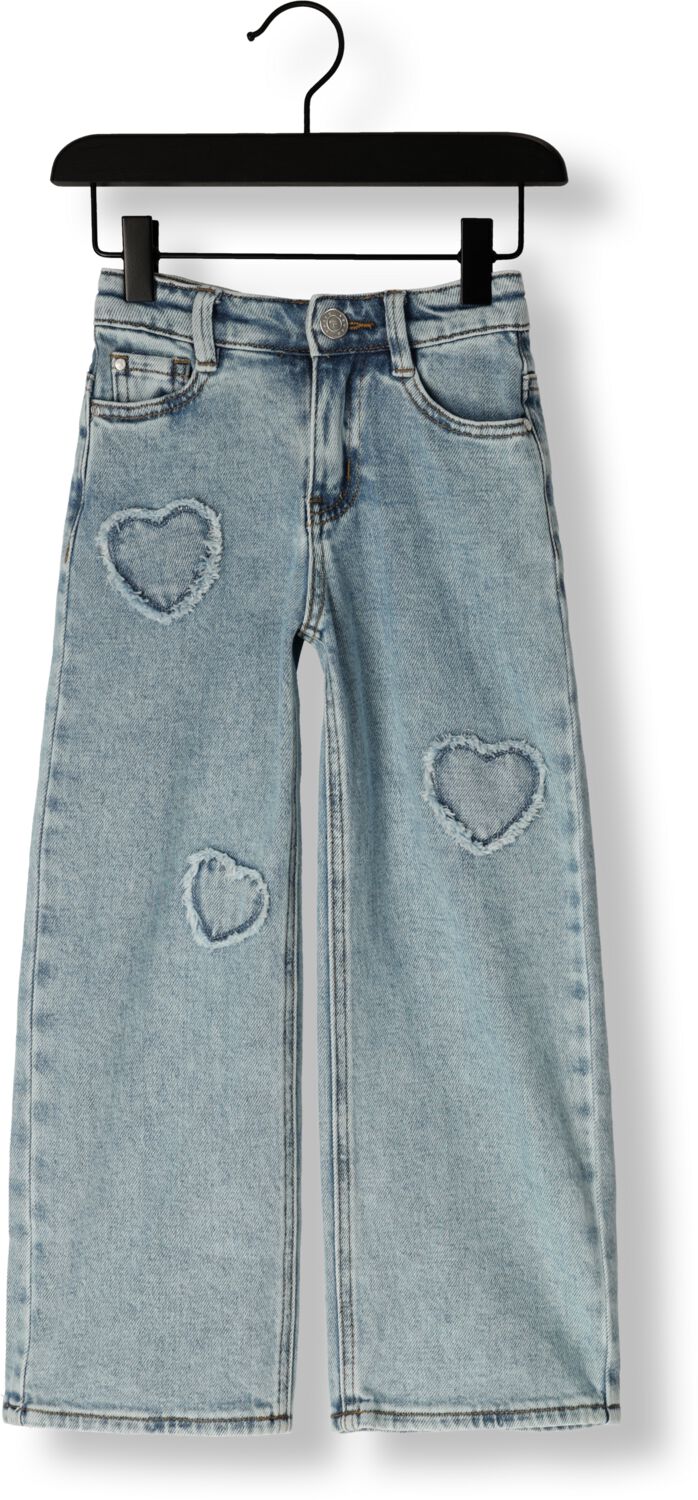DAILY7 Meisjes Jeans 2300 Wide Fit Blauw