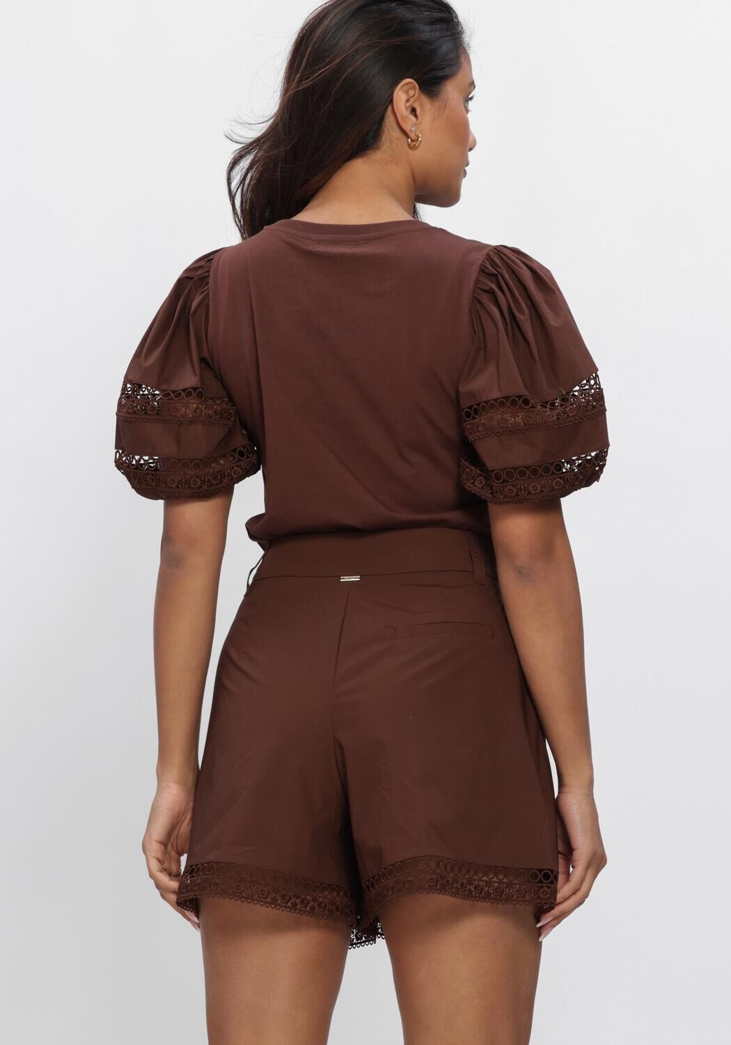 Bruine TWINSET MILANO Top 261TT2260 - large