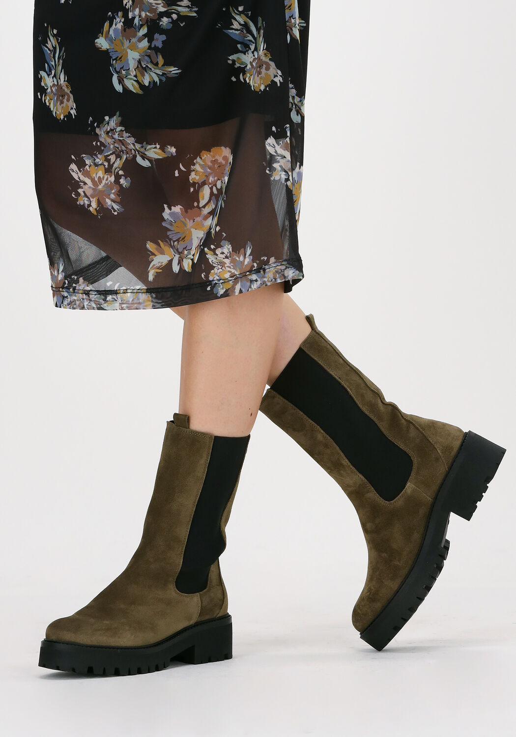 Groene MEXX Chelsea boots FARIN - large