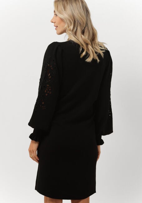 Zwarte OBJECT Midi jurk REYNARD LS KNIT DRESS - large