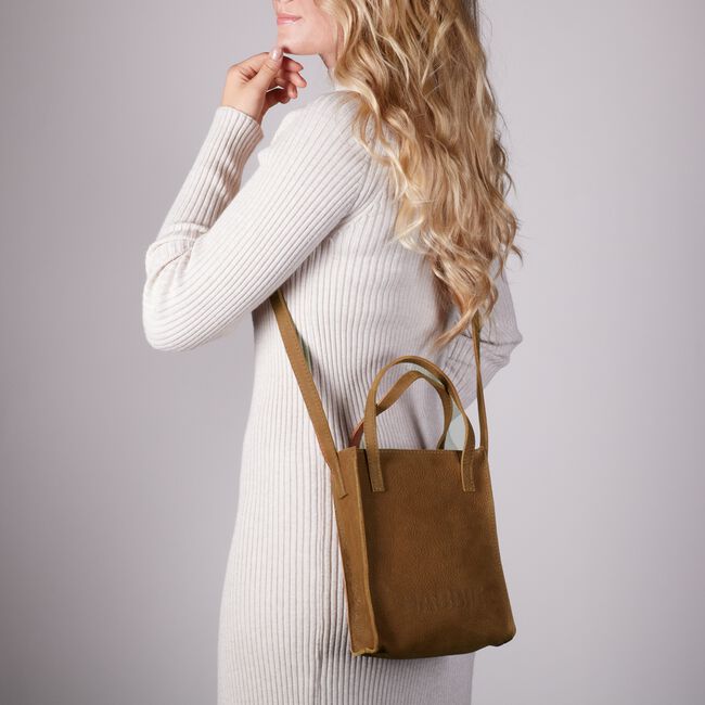 Cognac SHABBIES Schoudertas 281020003 Cognac SHABBIES Schoudertas 281020003 - large