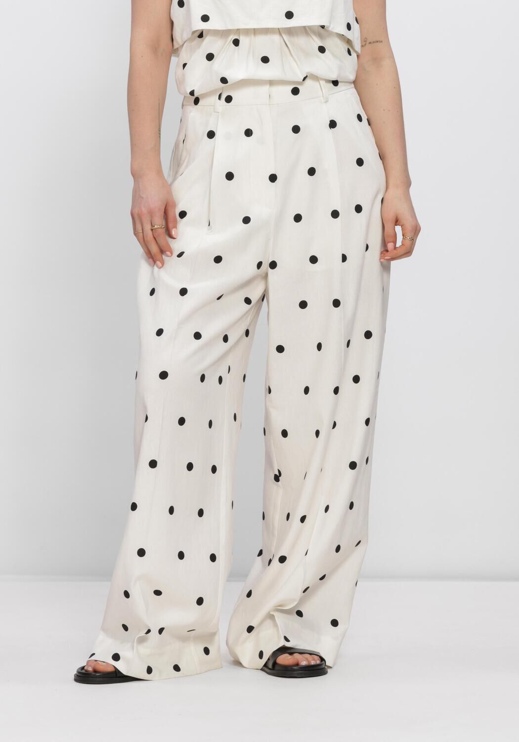 Witte SECOND FEMALE Broeken SALLIY TROUSERS