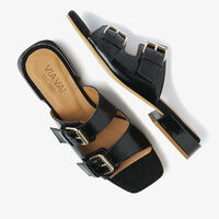 Zwarte VIA VAI Sandalen GIGI LENA - medium