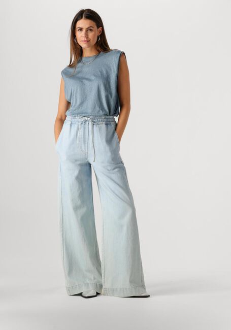 Blauwe BY-BAR Wide jeans JEFF DENIM PANT - large