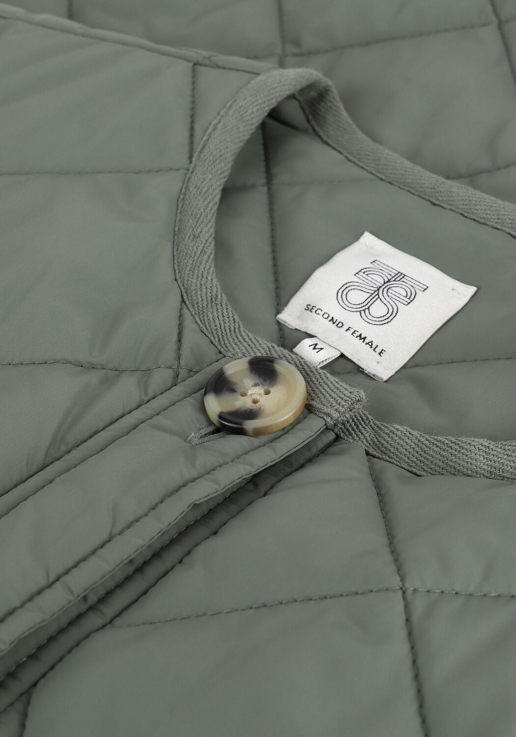 Groene SECOND FEMALE Bodywarmer PRUDENCE WAISTCOAT - large