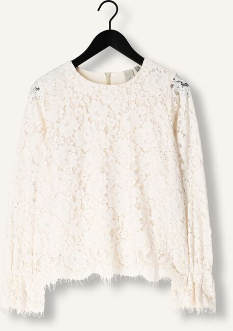 Ecru Y.A.S. Top YASPERLA LS LACE TOP S. NOOS Ecru Y.A.S. Top YASPERLA LS LACE TOP S. NOOS - large