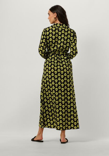 Gele COLOURFUL REBEL Maxi jurk VIVIAN BIG FLOWER MAXI DRESS - large