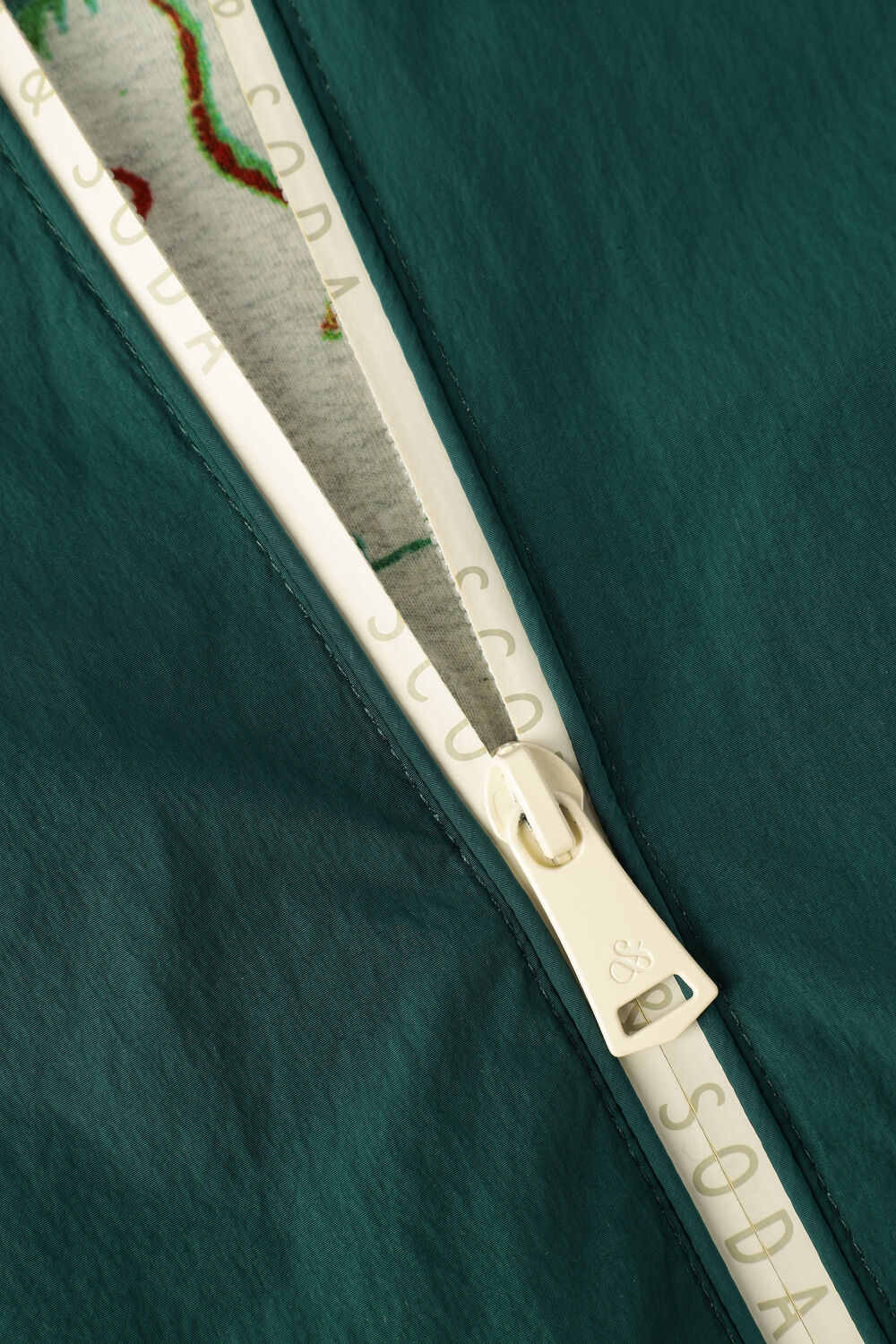 Donkergroene SCOTCH & SODA Jack WATER REPELLENT BOMBER JACKET - large