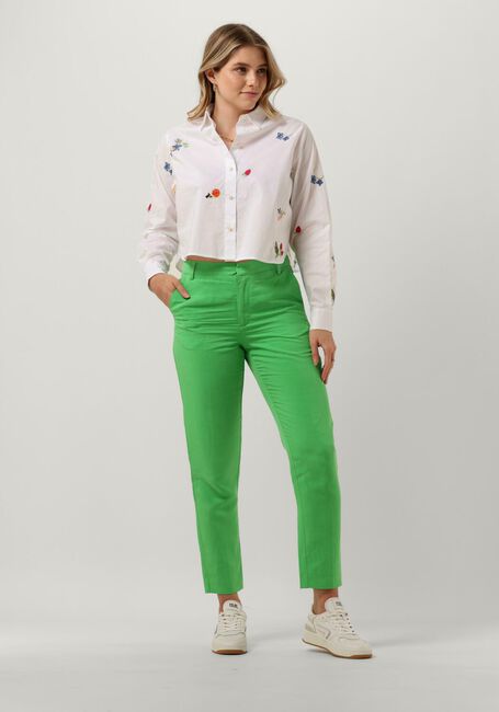 Witte SCOTCH & SODA Blouses EMBROIDERED BOXY FIT SHIRT - large