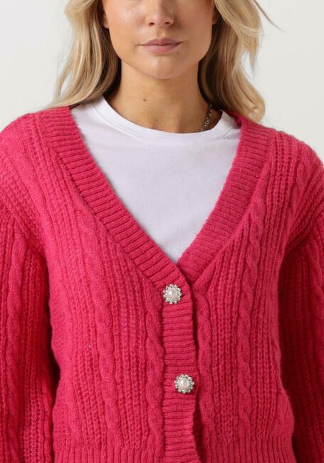 Fuchsia YDENCE Vest CARDIGAN PLIEN - large