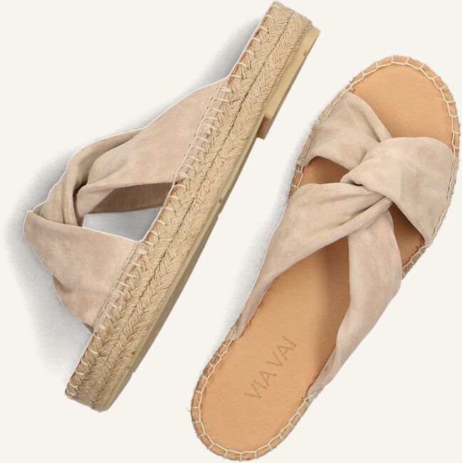 Beige VIA VAI Slippers MONDI LUZ Beige VIA VAI Slippers MONDI LUZ - large