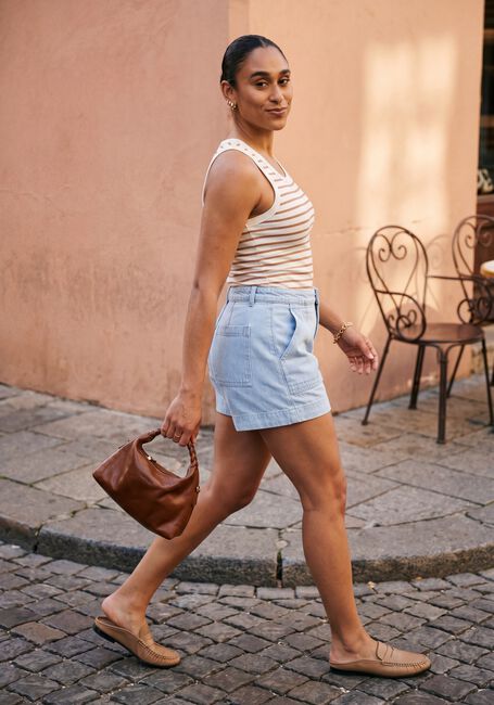 Blauwe CIRCLE OF TRUST Korte broek RIVER SHORT - large
