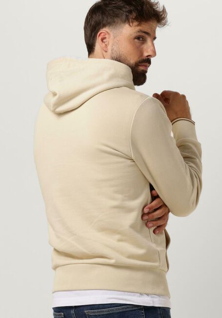 Beige FRED PERRY Sweater TIPPED HOODED SWEATSHIRT - large