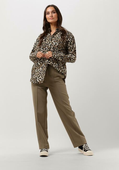 Bruine SELECTED WOMEN Blouses SLFSALLI LS OVERSIZE SHIRT - large