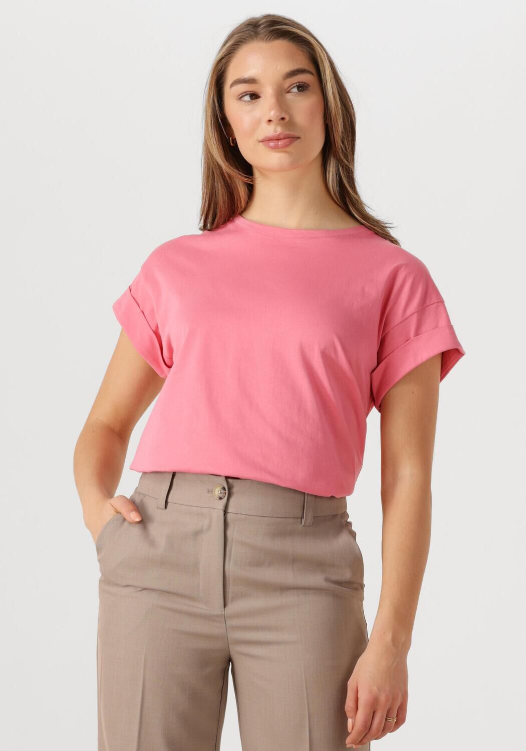 MODSTRÖM Modström Dames Tops & T-shirts Brazilmd Short T-shirt Roze