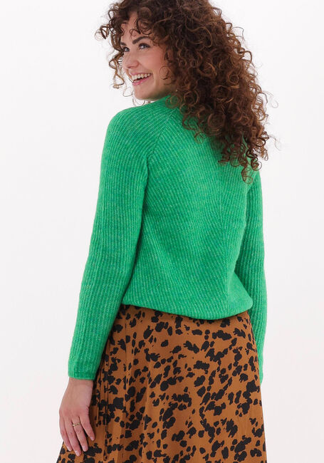 Groene Y.A.S. Trui YASALVA LS O-NECK KNIT PULLOVER - large