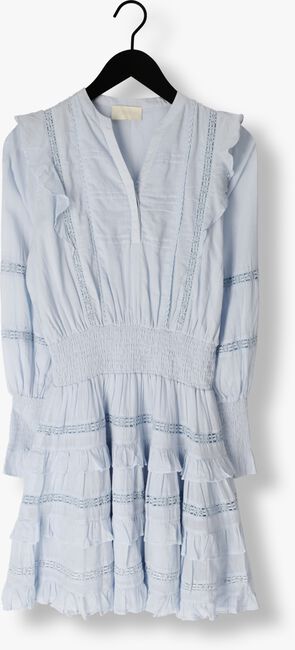 Lichtblauwe NOTRE-V Mini jurk VOILE DRESS - large