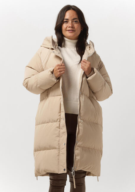 Beige SILVIAN HEACH Gewatteerde jas LONG DOWN JACKET IBAR - large