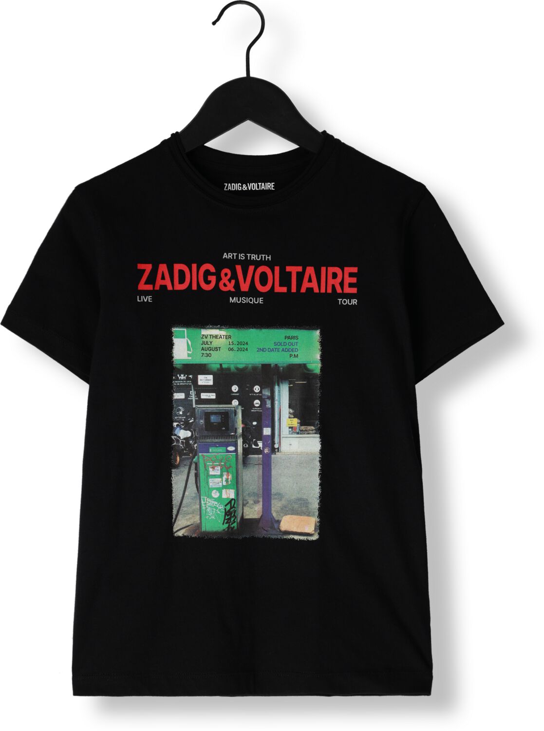 ZADIG & VOLTAIRE Jongens Polo's & T-shirts X60091 Zwart