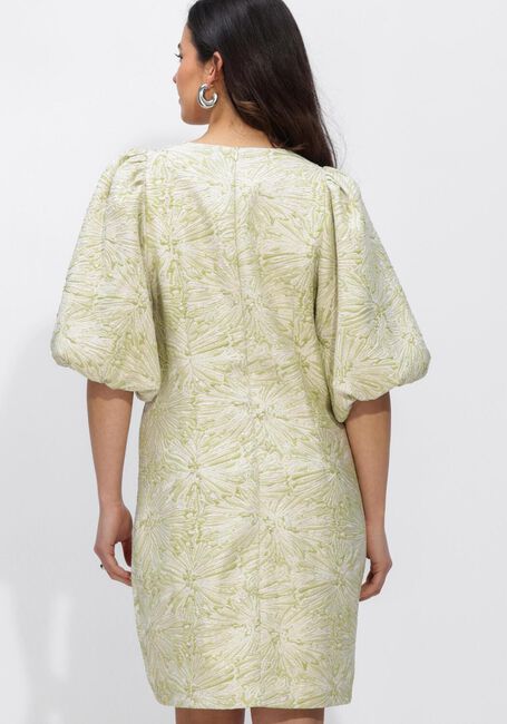 Groene NOTRE-V Mini jurk NV-HENDERIKA BROCADE DRESS - large