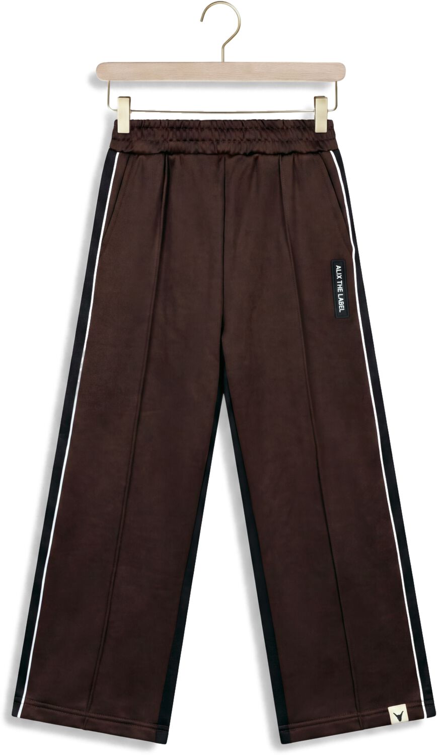 ALIX MINI Jongens Broeken Colourblock Training Pants Bruin