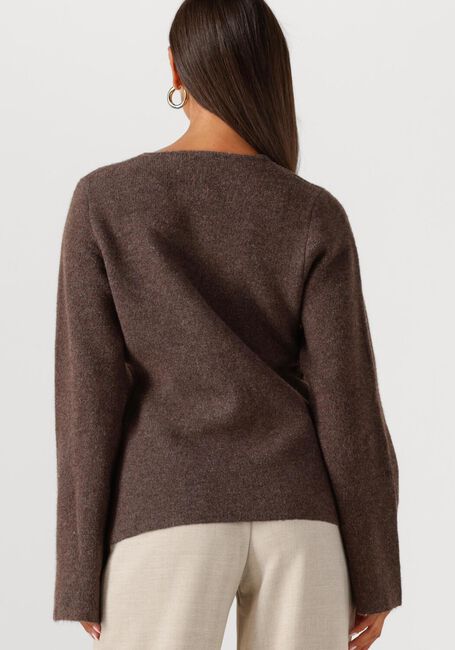 Bruine NEO NOIR Trui MARIE LOUISE KNIT CARDIGAN - large