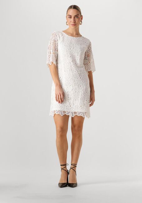 Witte ANA ALCAZAR Midi jurk DRESS SLEEVES 041092-3634 - large