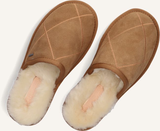 Cognac SHABBIES Pantoffels 170020200 Cognac SHABBIES Pantoffels 170020200 - large
