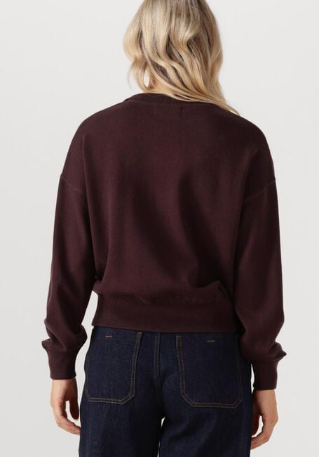 Bordeaux WITHBLACK Trui WBLMARGOT LS PULLOVER - large