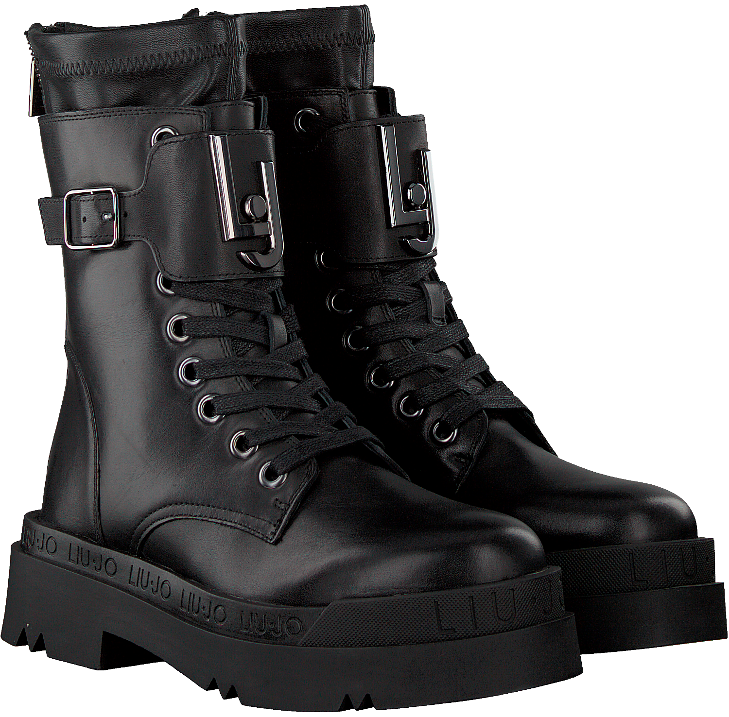Zwarte LIU JO Veterboots LOVE 3 | Omoda