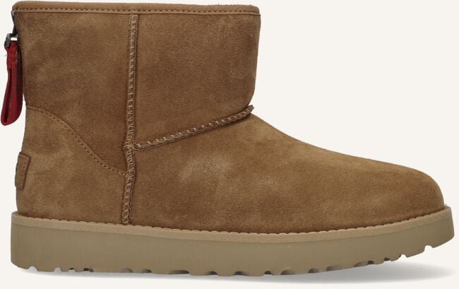 Camel UGG Vachtlaarzen W CLASSIC MINI LOGO ZIP Camel UGG Vachtlaarzen W CLASSIC MINI LOGO ZIP - large