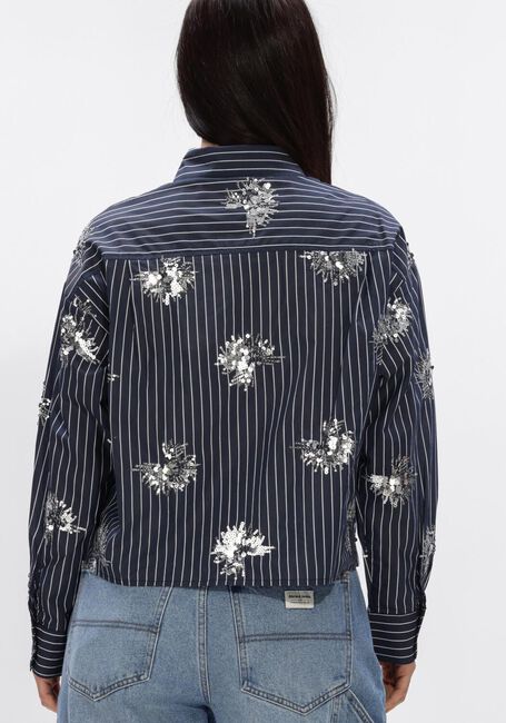 Blauwe NUKUS Blouses TESSA BLOUSE PAILLET - large