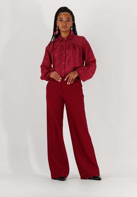 Rode POM AMSTERDAM Blouses JAQCUARD BURGUNDY RED - large
