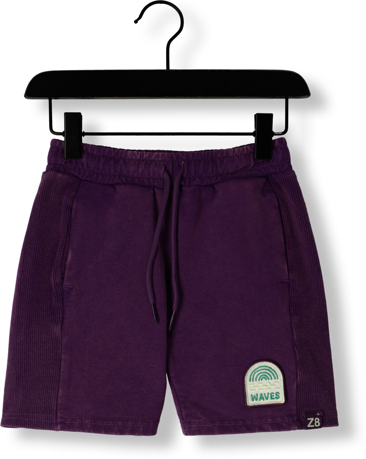 Z8 sweatshort Fabio paars Korte broek Jongens Stretchkatoen Effen 104