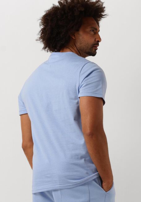 Lichtblauwe TOMMY JEANS T-shirt TJM SLIM RIB DETAIL TEE - large