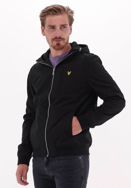 Zwarte LYLE & SCOTT Jack SOFTSHELL JACKET - large