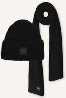 Zwarte UGG Muts CHUNKY RIB KNIT SET - medium